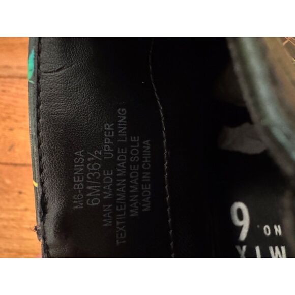 Mix No. 6 Benisa Rainbow Croc Black Vegan Leather Bootie, size 6. - Picture 6 of 8